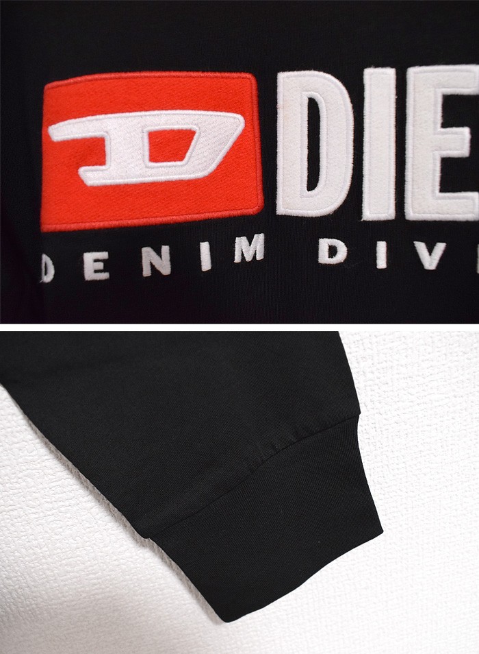DIESEL (3)DIESEL ディーゼル ロンT 長袖 Tシャツ A03768 0AAXJ