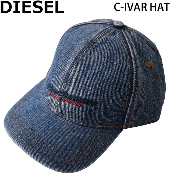 1)DIESEL ディーゼル メンズ キャップ C-IVAR HAT A03702 0PBAL