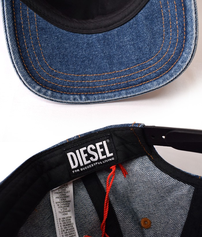 1)DIESEL ディーゼル メンズ キャップ C-IVAR HAT A03702 0PBAL