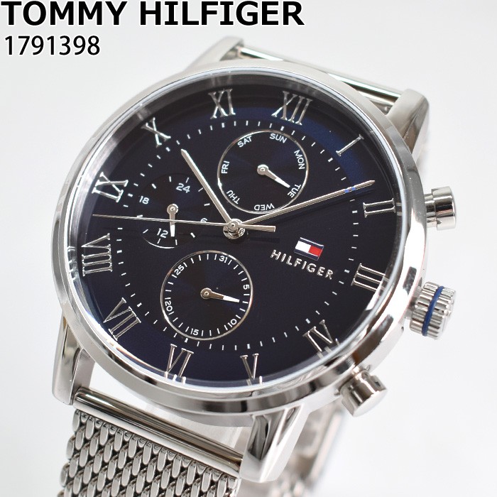 トミーヒルフィガー 腕時計 メンズ 1791398 (6) ネイビーブルー