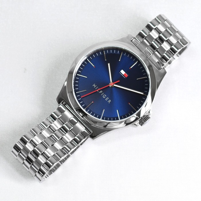 トミーヒルフィガー 腕時計 メンズ 1791713 (12) ネイビー ブルー