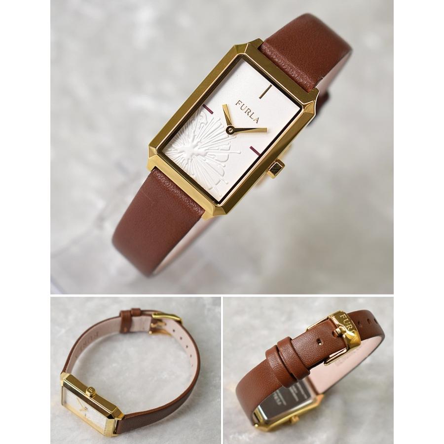 日本製好評FURLA 腕時計 R4251104506　ダイアナ　グレー　シルバー　長方形 時計