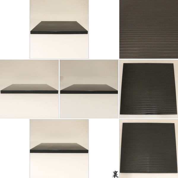茶道具 風炉用敷板 小板 荒目板 真塗 9.5寸 川瀬表完作 木製 真