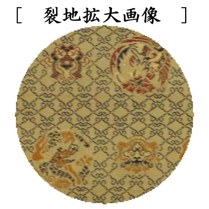 古帛紗　正絹　井伊家伝来裂　雲菱格子龍鳳文
