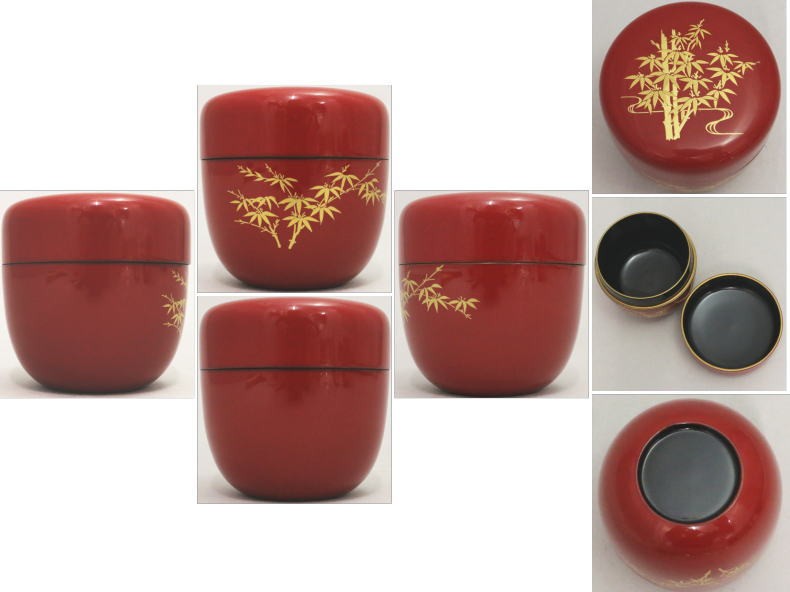 茶道具 良品□ なつめ型 火消壷 / 十草文 蔦手付◇ 置炉 炉壇 □