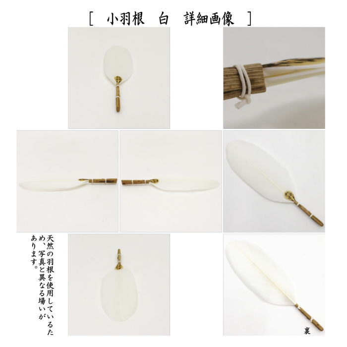 茶箱道具　小羽根　ほろほろ又は白