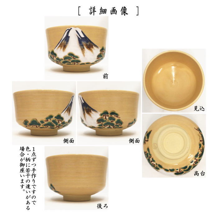 茶道具 富士山模様抹茶茶碗 Amazon.com: KIMIKURA 抹茶碗茶碗[富士山] 美濃燒日本製造| 日本
