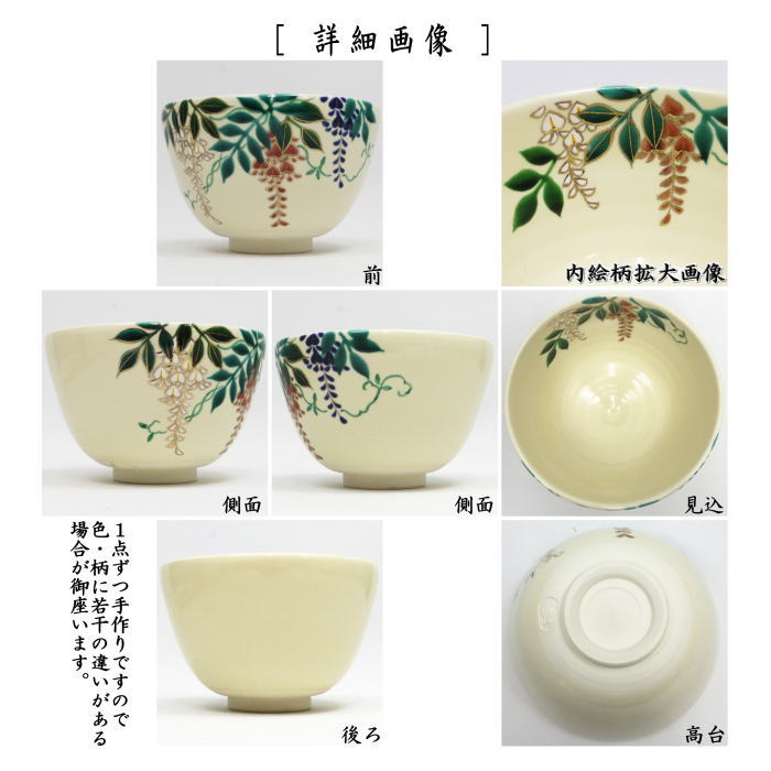 加藤永起作　茶碗　色絵　六瓢四君子 加藤永起作 茶碗 色絵 六瓢四君子 【公式通販】