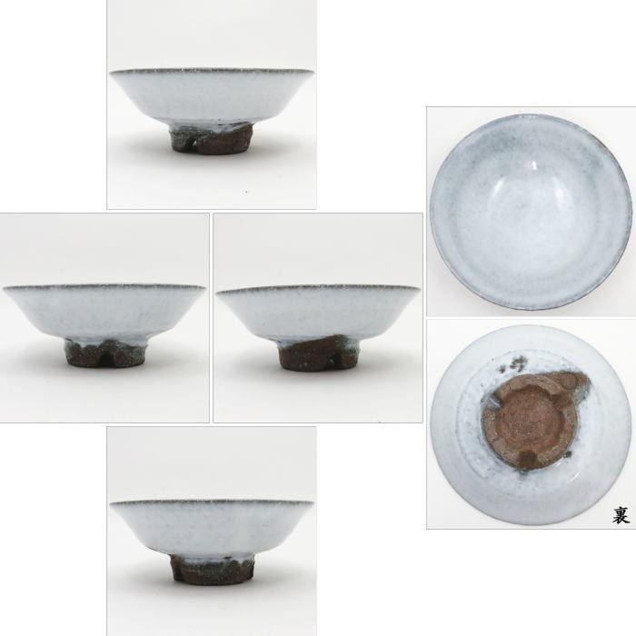 茶道具　萩焼　割高台茶碗　円相 茶器/茶道具 抹茶茶碗】 萩焼き 割高台 姫萩又は荒萩 萩玉作