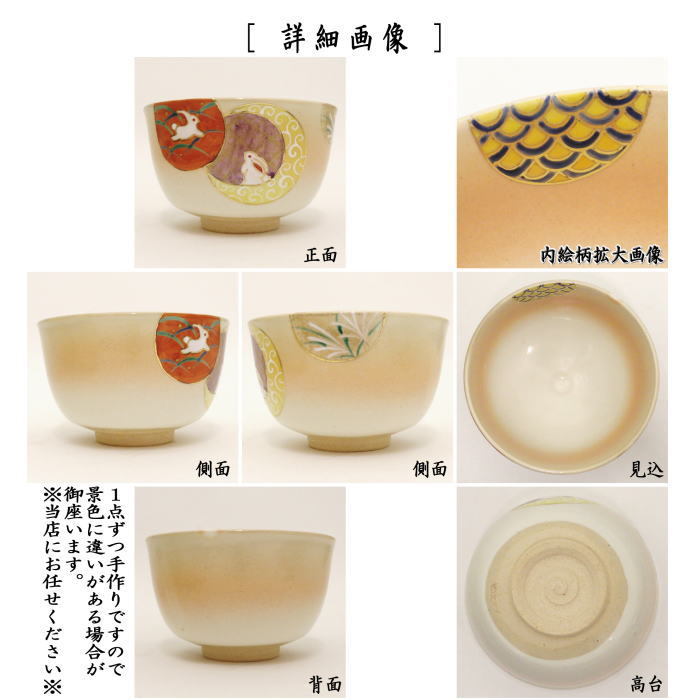 茶道の茶碗 Amazon.co.jp: N861 茶碗 京焼文月和香造乾山写祝い雛絵 抹茶碗