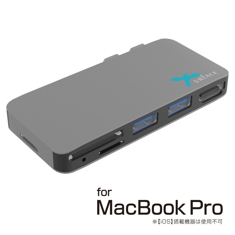 MacBook Pro 専用 USB3.0 Type-C PD/Data HDMI ポート & カード 