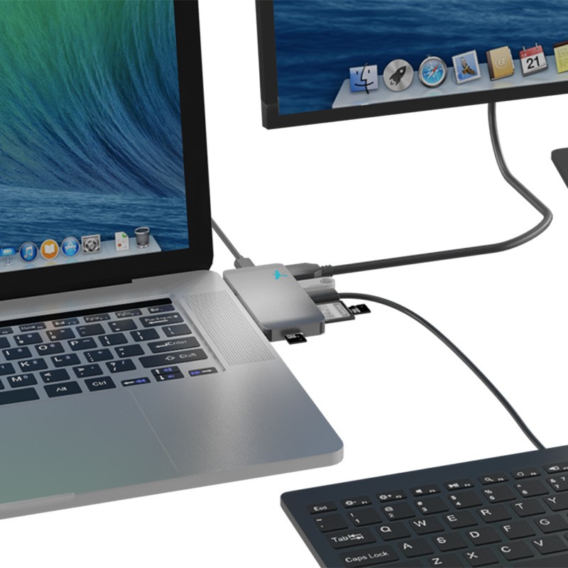 MacBook Pro 専用 USB3.0 Type-C PD/Data HDMI ポート & カード