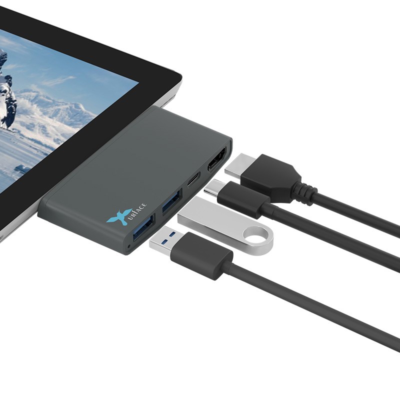 Surface Pro3 専用 USB3.0 Type-C HDMI ポート USB ハブ アダプタ ドッキングステーション HUB DOCK  サーフェス （テレワーク）