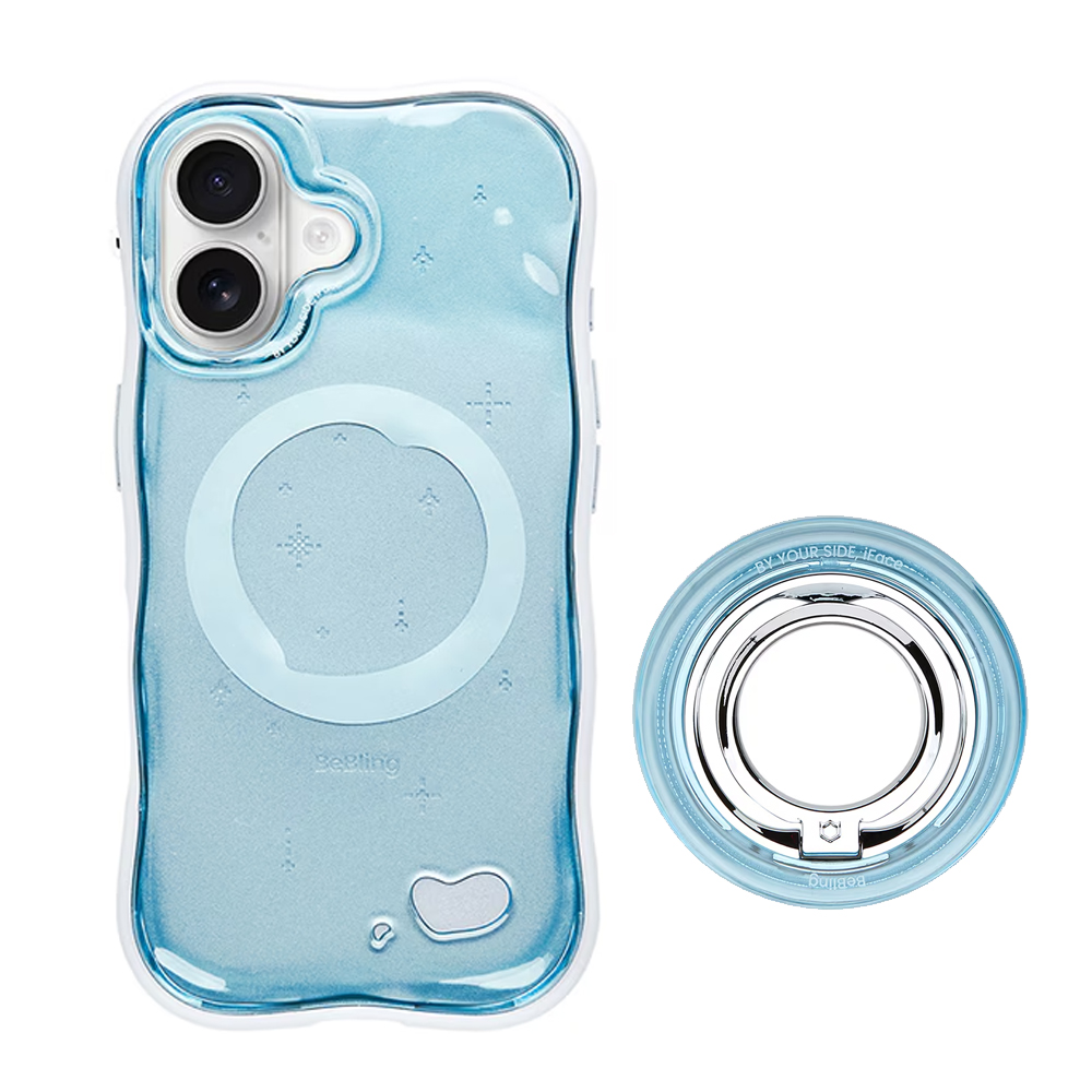 iFace スマホケースとリングの同色セット 並行輸入正規品 BeBling2