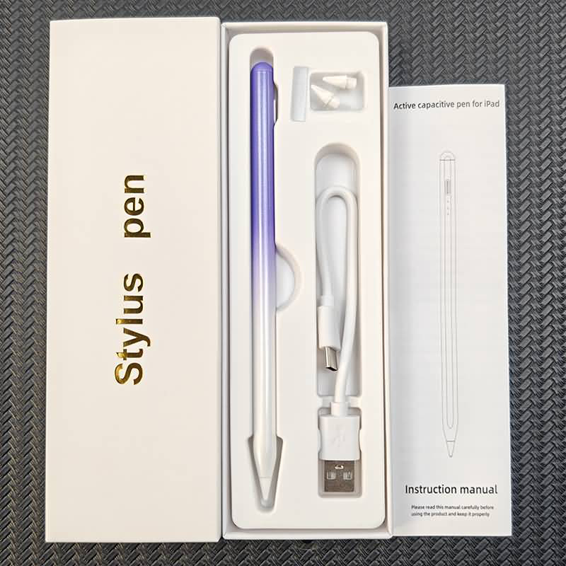 タッチペン iPad 傾き感知 残量表示 ペンシル スタイラスペン パーム