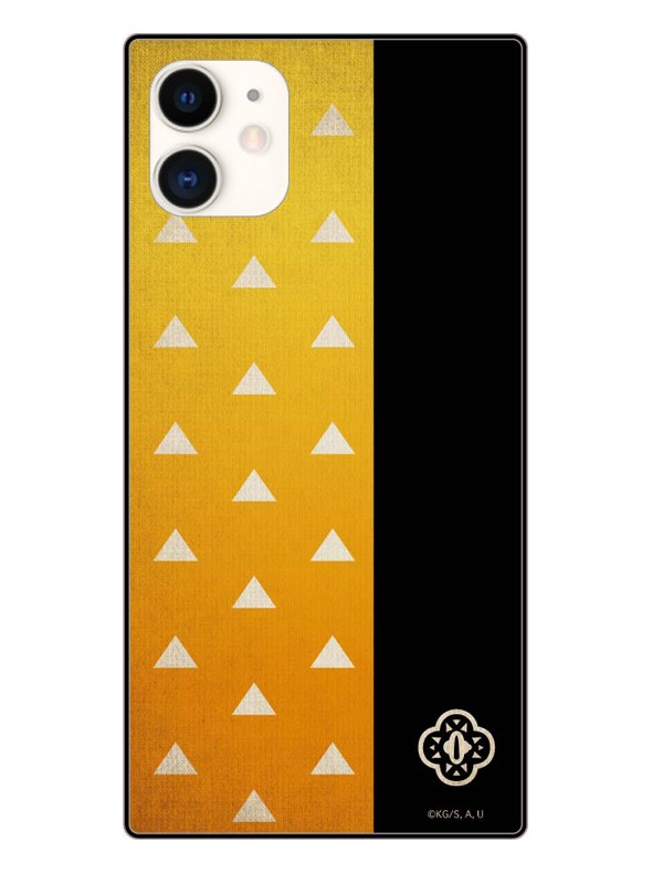 鬼滅の刃 スクエアガラスケース iPhone11ケース iphoneXR