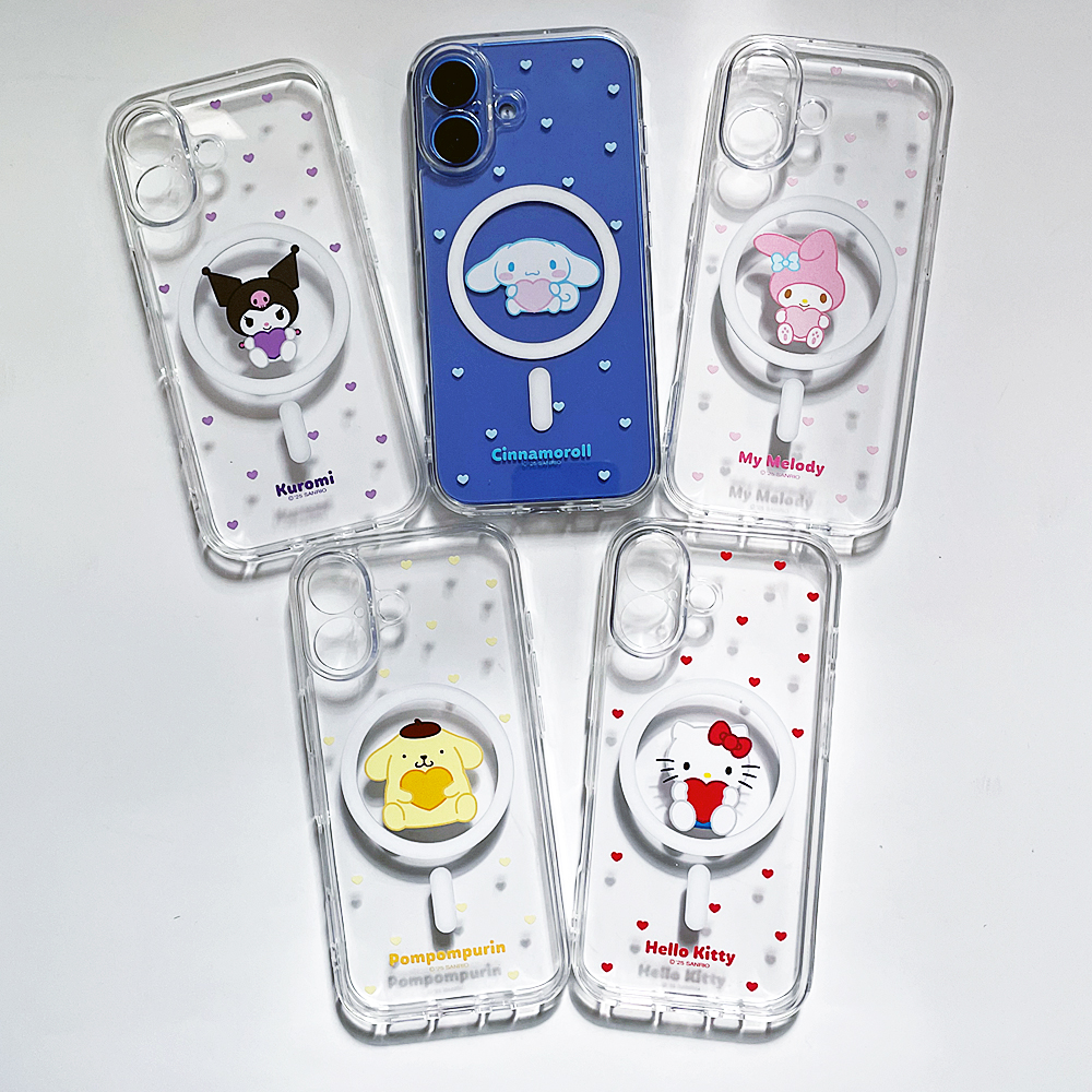 sanrio（サンリオ） キャラクター クリアケース MagSafe対応 iphone16