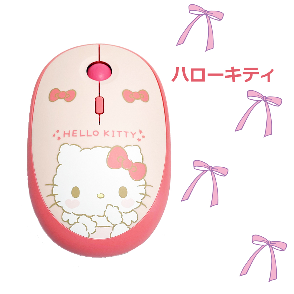 【新品★2017】SANRIO　サンリオ　ハローキティ　ワイヤレスマウス Amazon | Logitech ハローキティ かわいい 薄型 軽量 静音
