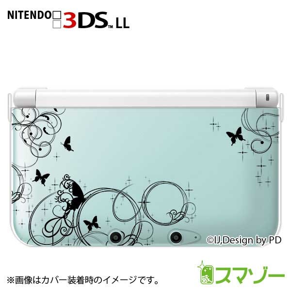 new Nintendo 3DS LL ) ラグジュアリーライン1黒 カバー : オリジナル