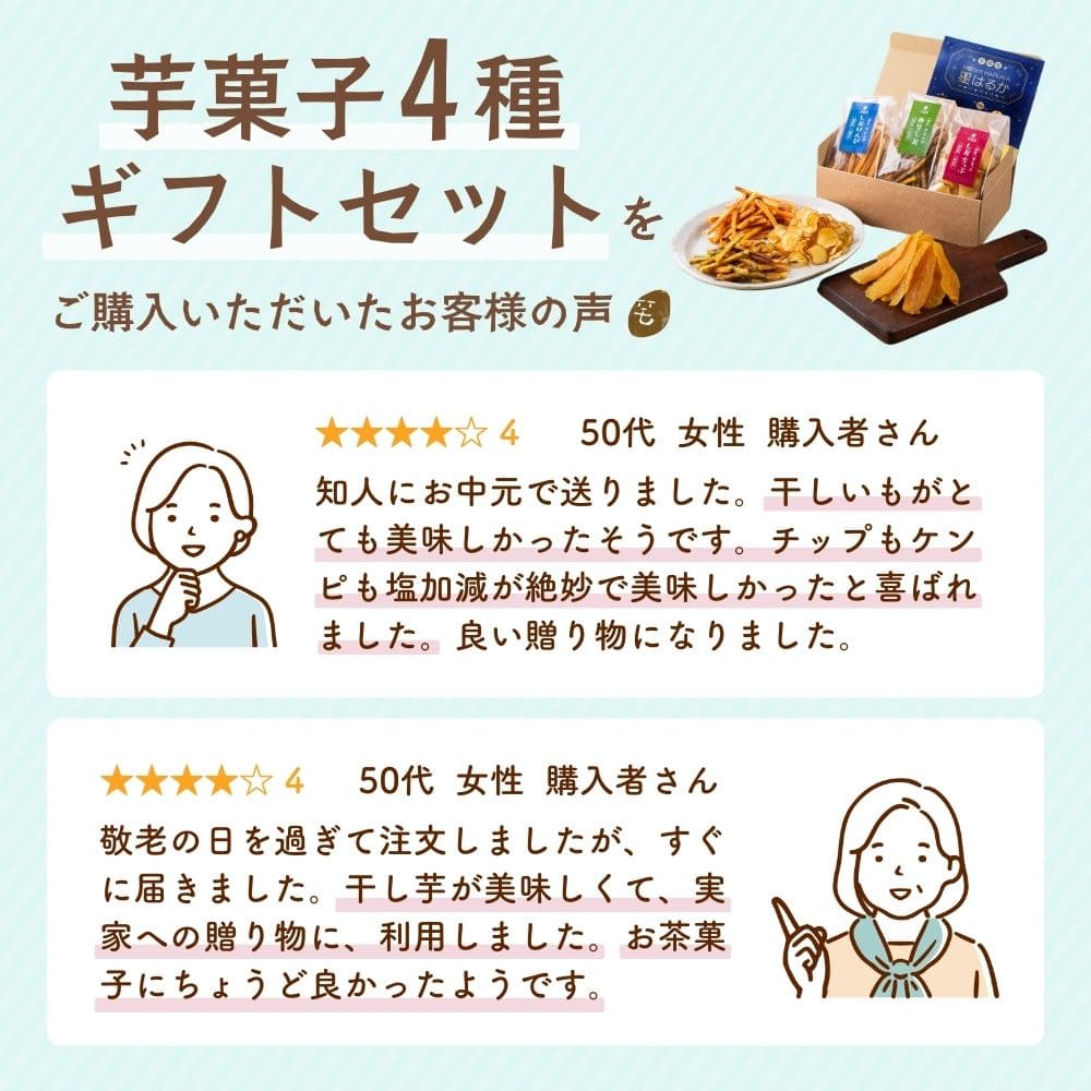 お中元 夏ギフト 2026 芋菓子4種セット ...の詳細画像1