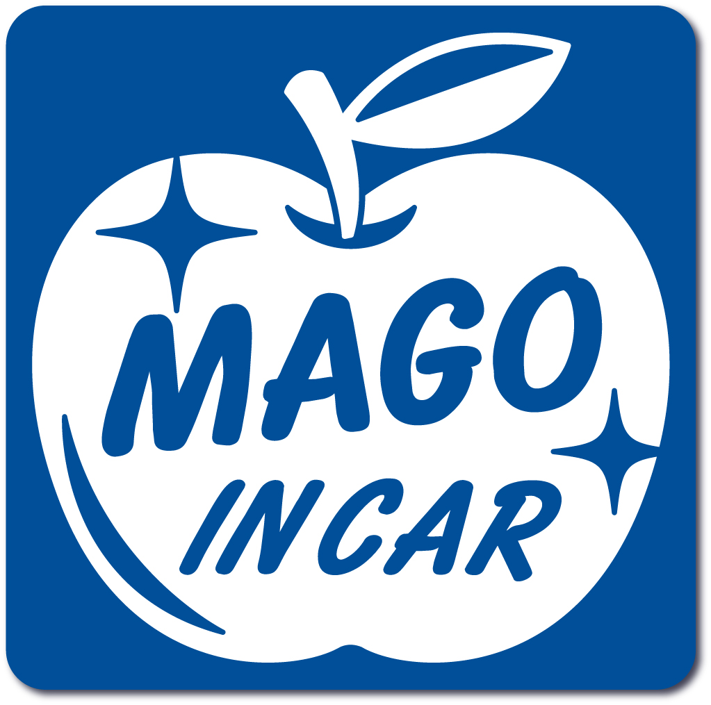 孫インカー MAGO in car ステッカー　【マグネットタイプ】 《カラー選べます》 No.63　リンゴ｜imoninn-shop｜09