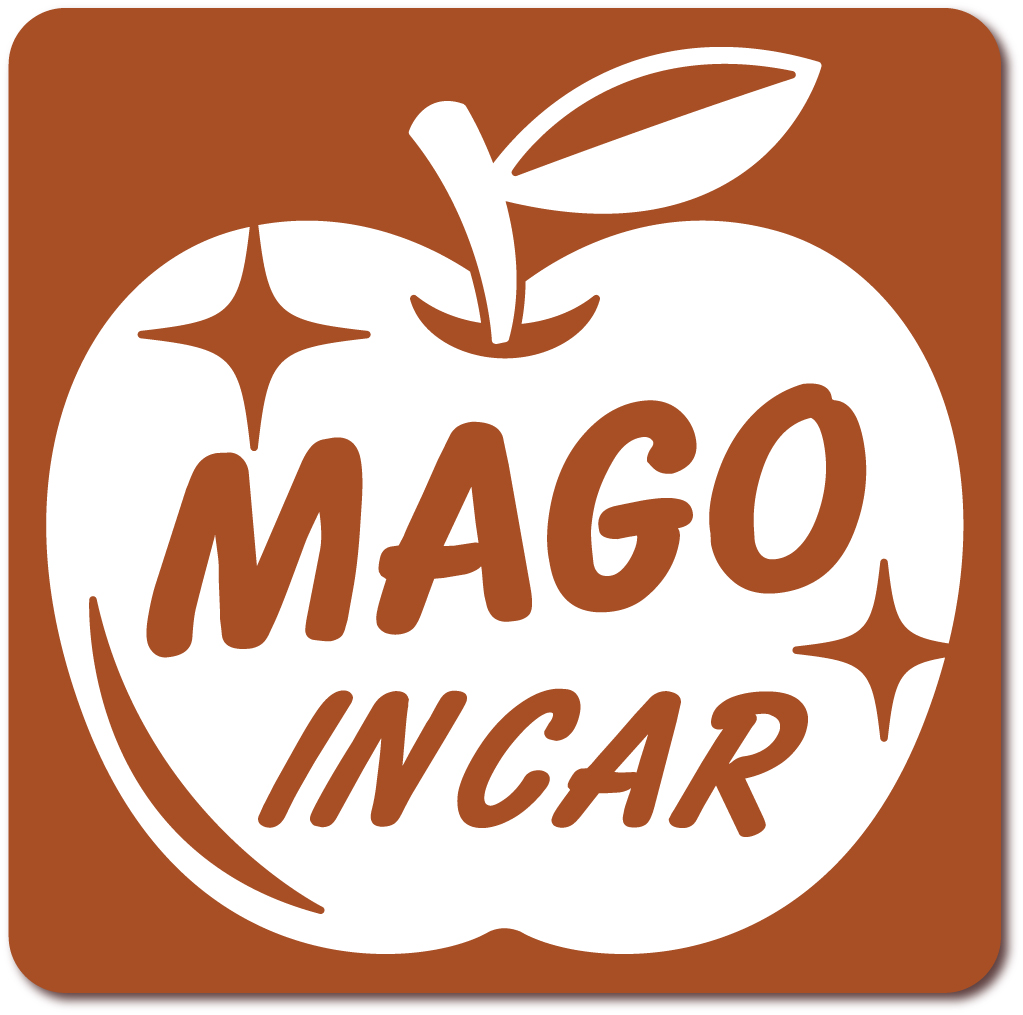孫インカー MAGO in car ステッカー　【マグネットタイプ】 《カラー選べます》 No.63　リンゴ｜imoninn-shop｜11