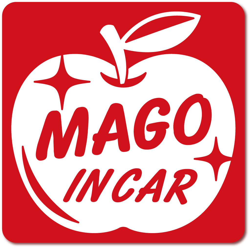孫インカー MAGO in car ステッカー　【マグネットタイプ】 《カラー選べます》 No.63　リンゴ｜imoninn-shop｜03