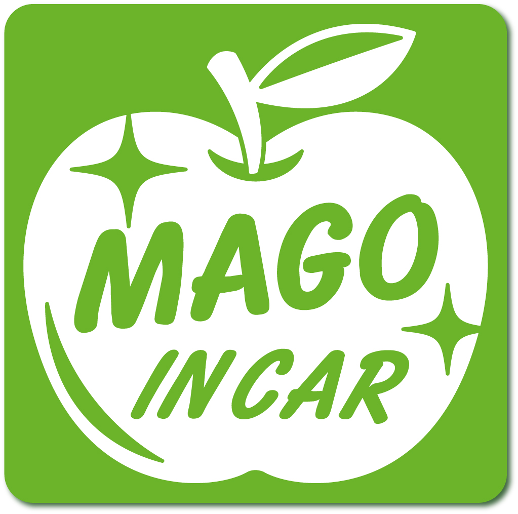 孫インカー MAGO in car ステッカー　【マグネットタイプ】 《カラー選べます》 No.63　リンゴ｜imoninn-shop｜08