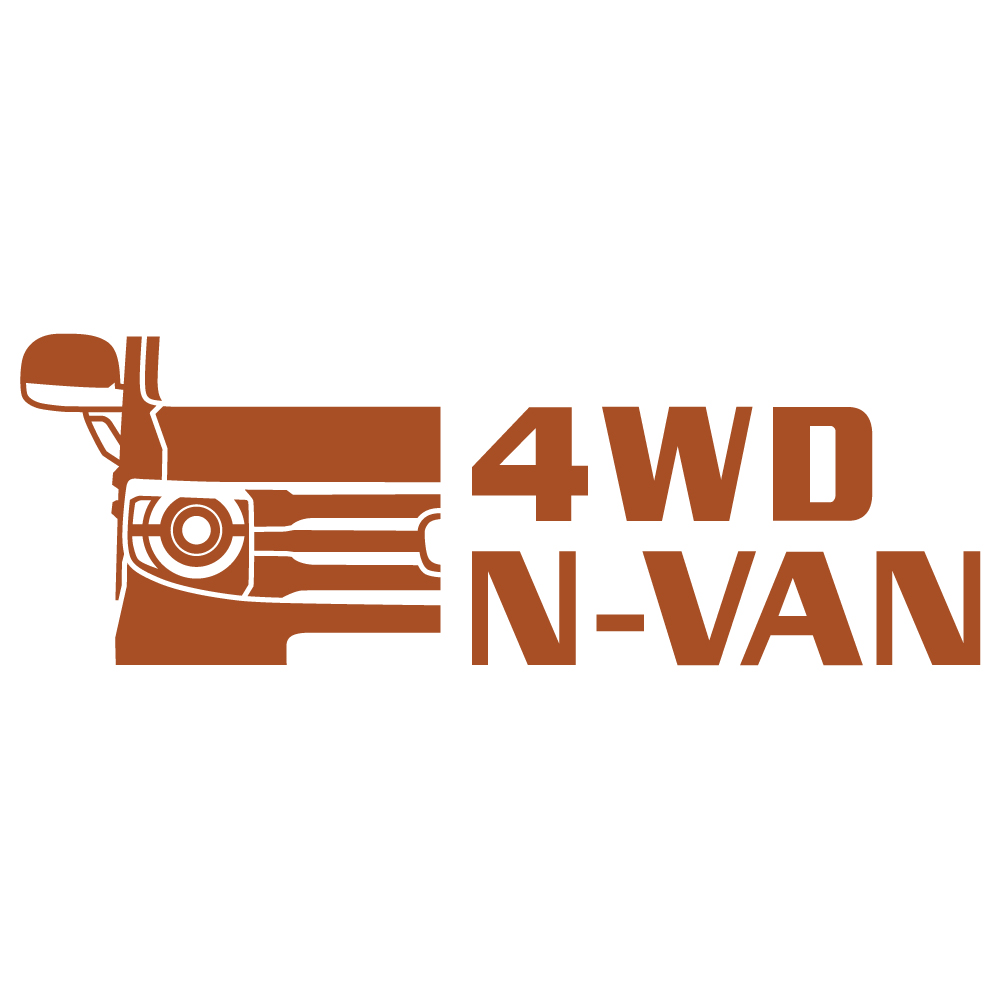 エヌバン / HONDA N-VAN / カッティングステッカー（4WD） 《カラー選べます》｜imoninn-shop｜12