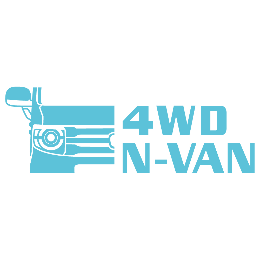 エヌバン / HONDA N-VAN / カッティングステッカー（4WD） 《カラー選べます》｜imoninn-shop｜11