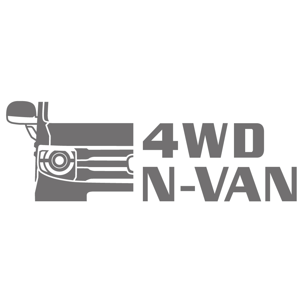 エヌバン / HONDA N-VAN / カッティングステッカー（4WD） 《カラー選べます》｜imoninn-shop｜15