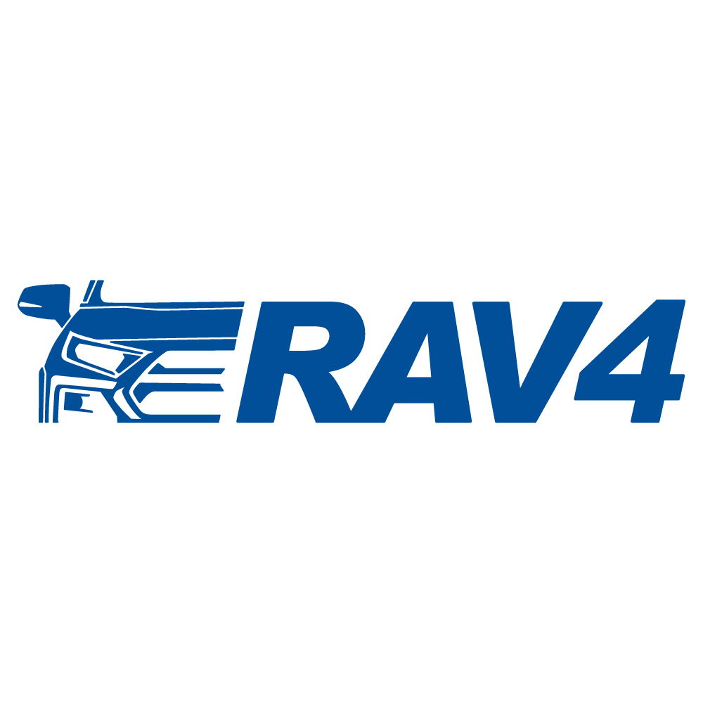 RAV4 ラブフォー カッティングステッカー Ｗ185ｍｍ 《カラー選べます》 | ブランド登録なし | 09