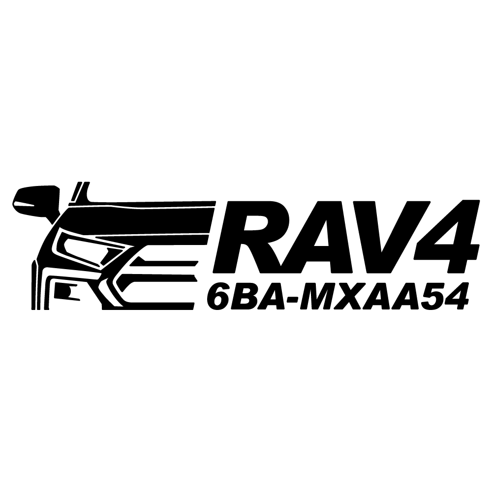 RAV4 ラブフォー カッティングステッカー Ｗ280ｍｍ 《カラー選べます》 | ブランド登録なし | 02