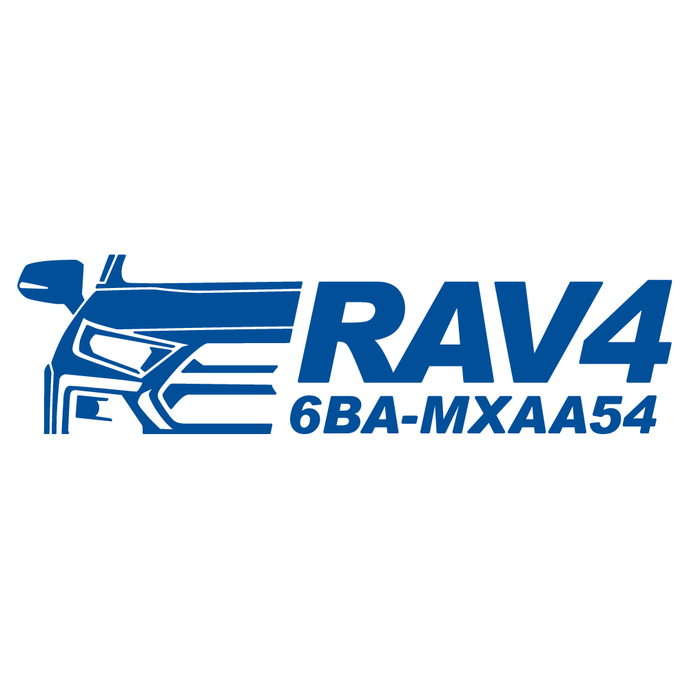 RAV4 ラブフォー カッティングステッカー Ｗ280ｍｍ 《カラー選べます》 | ブランド登録なし | 09