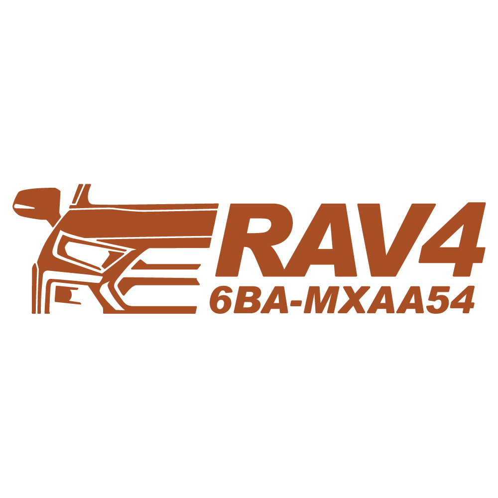 RAV4 ラブフォー カッティングステッカー Ｗ280ｍｍ 《カラー選べます》 | ブランド登録なし | 11