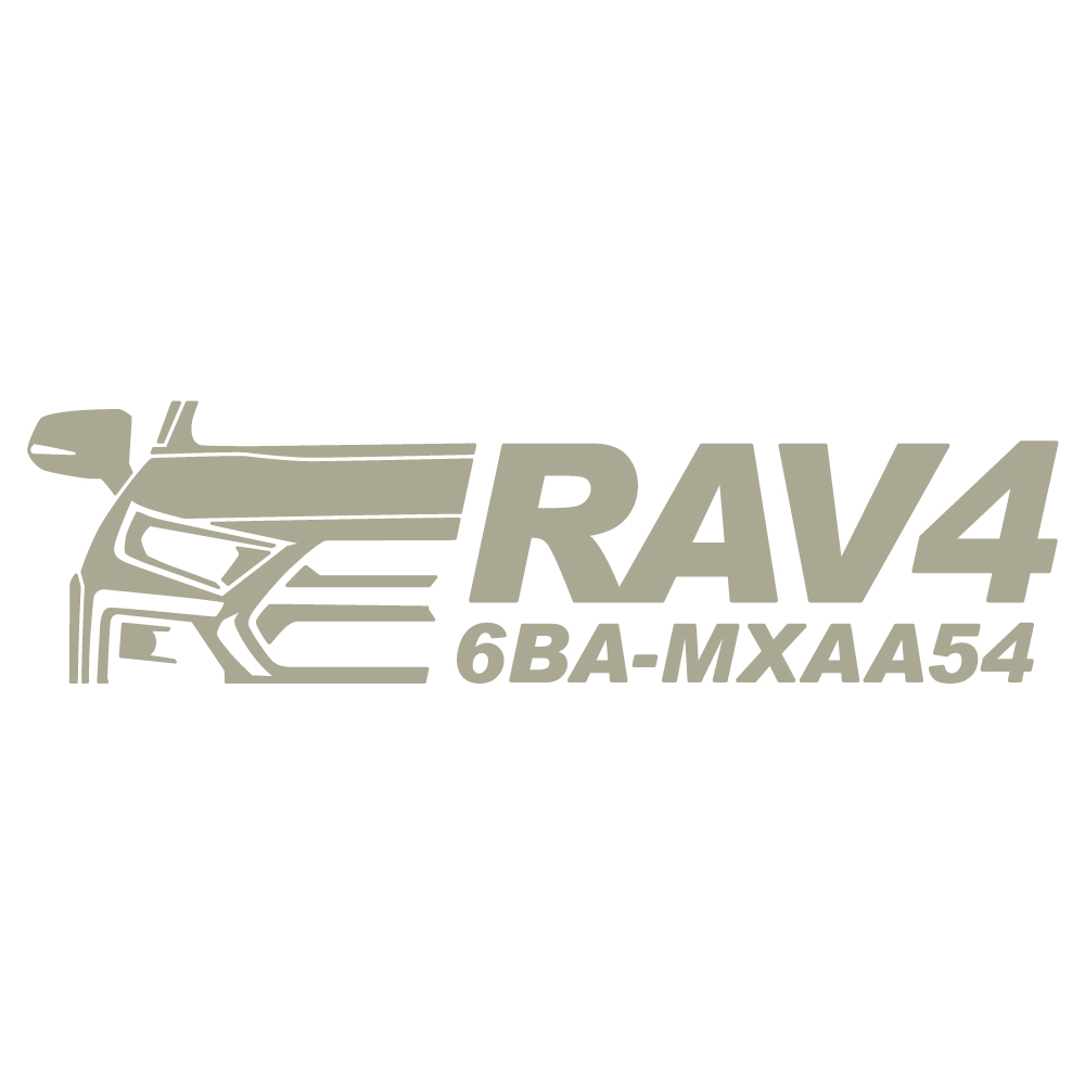 RAV4 ラブフォー カッティングステッカー Ｗ280ｍｍ 《カラー選べます》 | ブランド登録なし | 12