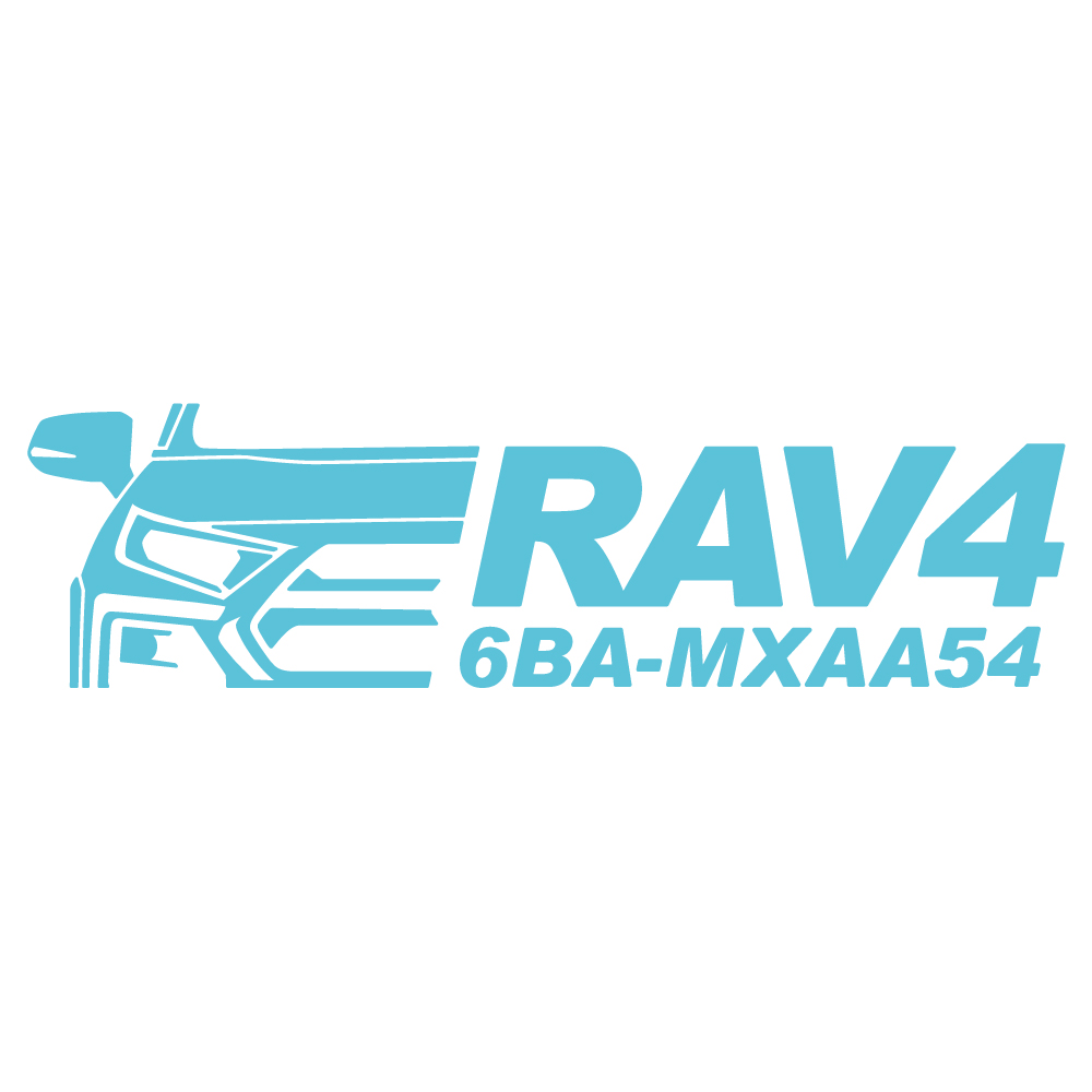 RAV4 ラブフォー カッティングステッカー Ｗ280ｍｍ 《カラー選べます》 | ブランド登録なし | 10