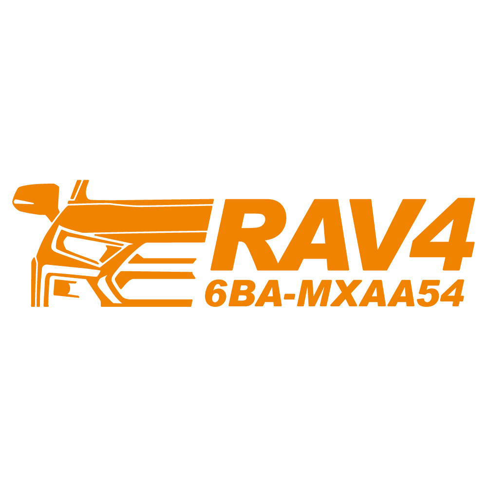 RAV4 ラブフォー カッティングステッカー Ｗ280ｍｍ 《カラー選べます》 | ブランド登録なし | 05