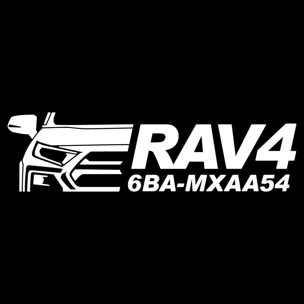 RAV4 ラブフォー カッティングステッカー Ｗ280ｍｍ 《カラー選べます》 | ブランド登録なし | 01