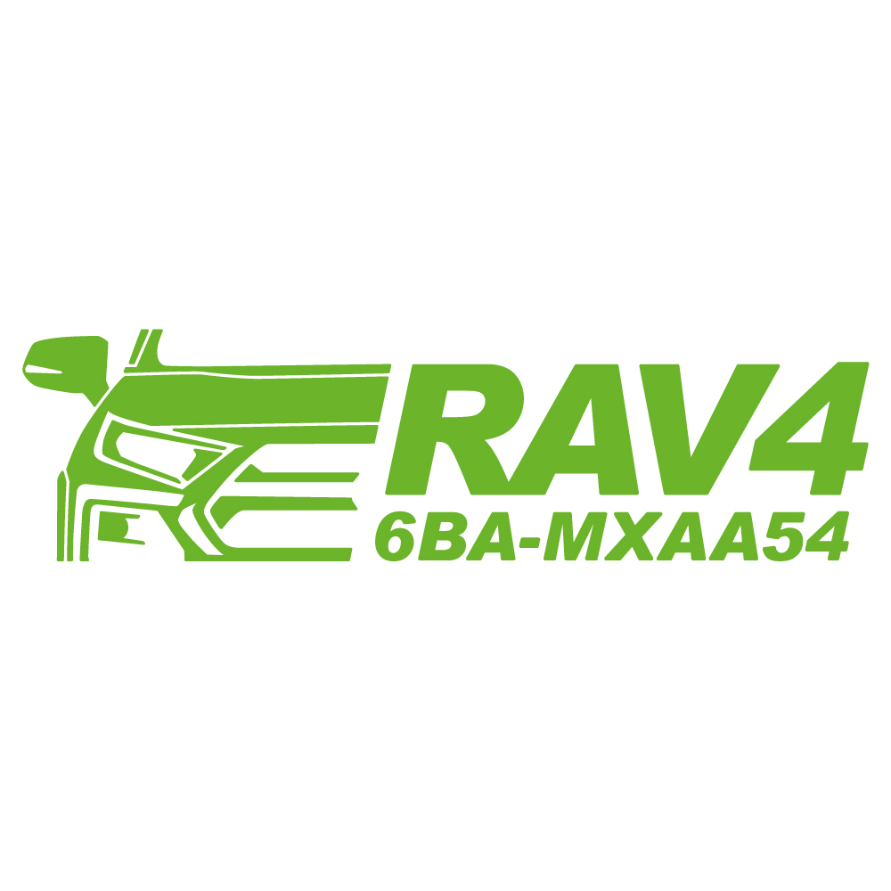 RAV4 ラブフォー カッティングステッカー Ｗ280ｍｍ 《カラー選べます》 | ブランド登録なし | 08