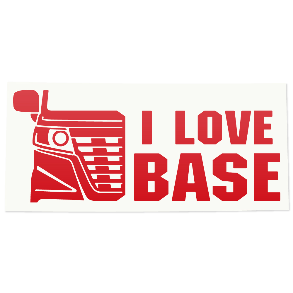 スペーシアBASE ステッカー / スペーシアベース （I LOVE） 《カラー選べます》  :SpaciaBASE-st-ILOVE:imoninnショップ - 通販 - Yahoo!ショッピング