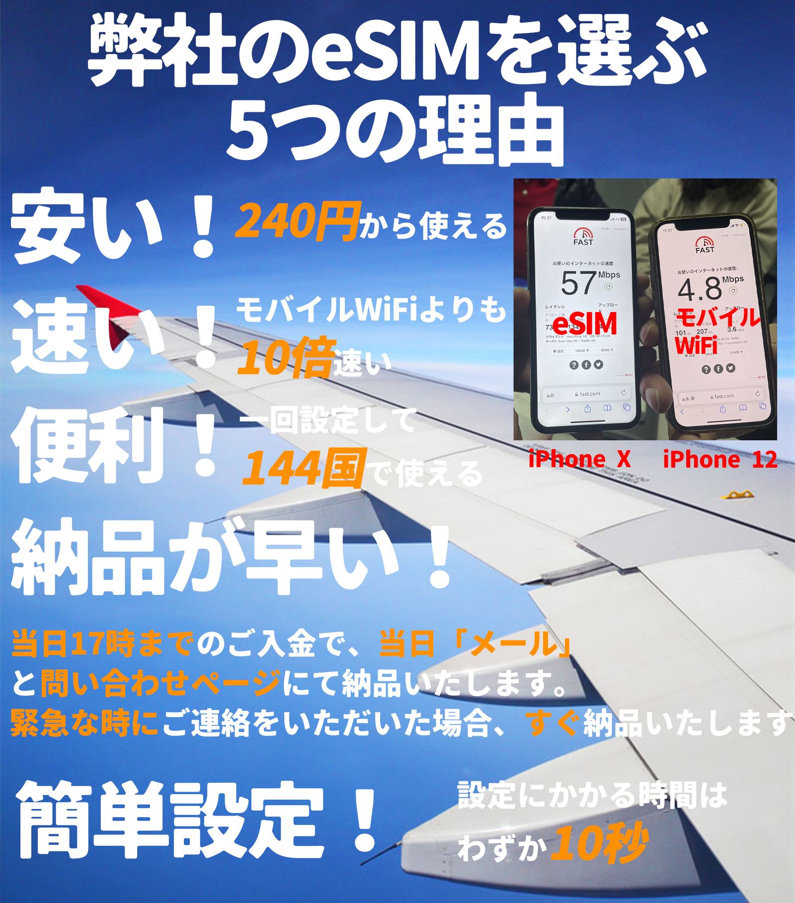eSIM ジャパン 日本 JAPAN プリペイドeSIM simカード 使い放題 NIPPON データ無制限 高速 データ通信専用 一時帰国 留学 短期 出張 使い捨て｜imp-shop｜08
