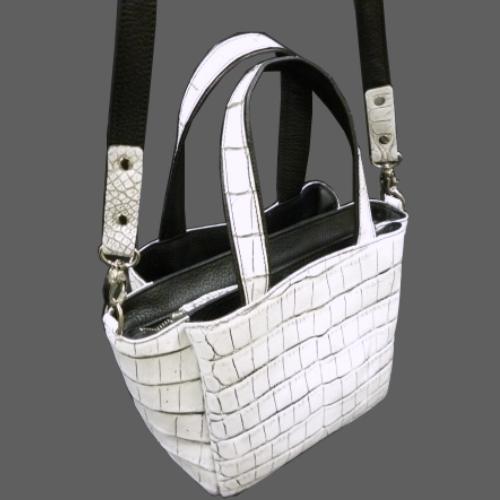 本革 クロコダイル バッグ レディース マット ワニ革 トートバッグ 780