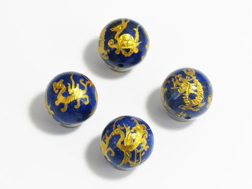 【呪物】白蛇神様封入の指環（瑞神）※ラピス商品 四神獣銀彫オニキス×ラピスラズリ 12mm パワーストーン