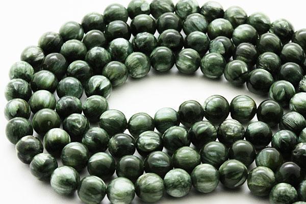 セラフィナイト 4mm 一連 天然石 パワーストーン : Imperialaura