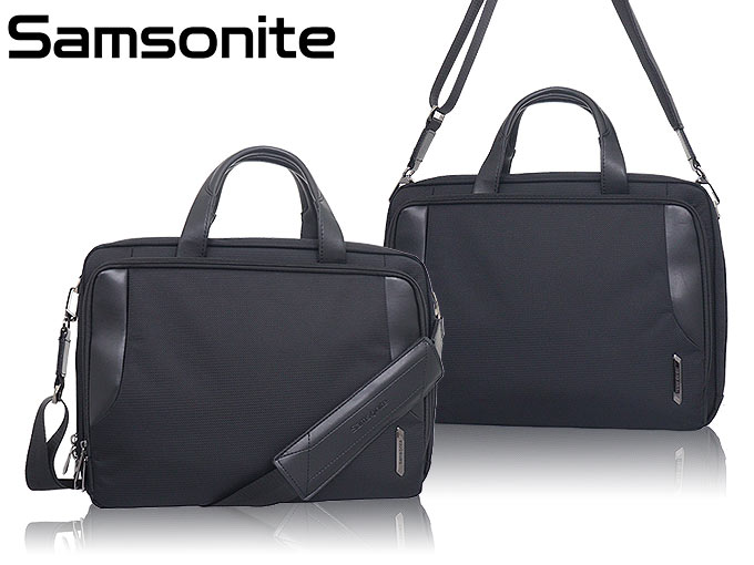 【48時間限定ポイント2％】サムソナイト Samsonite バッグ ビジネスバッグ 146512 ブラック エックスビーアール リサイクルポリエステル ベイルハンドル ブリー｜import-collection-yr｜05