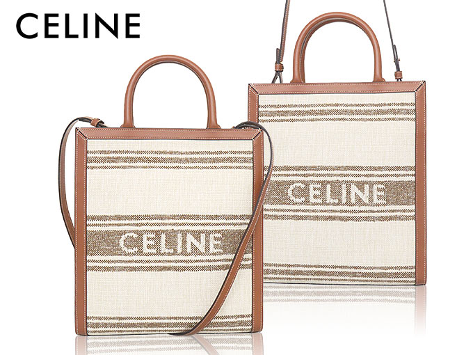 CELINE セリーヌ バッグ トートバッグ 192082EZ5 ブラウン×タン