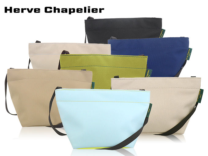 【48時間限定ポイント2％】エルベシャプリエ Herve Chapelier バッグ ショルダーバッグ 1927N ノワール スクエア ベース ナイロン エクストラスモール ショルダ｜import-collection-yr｜04