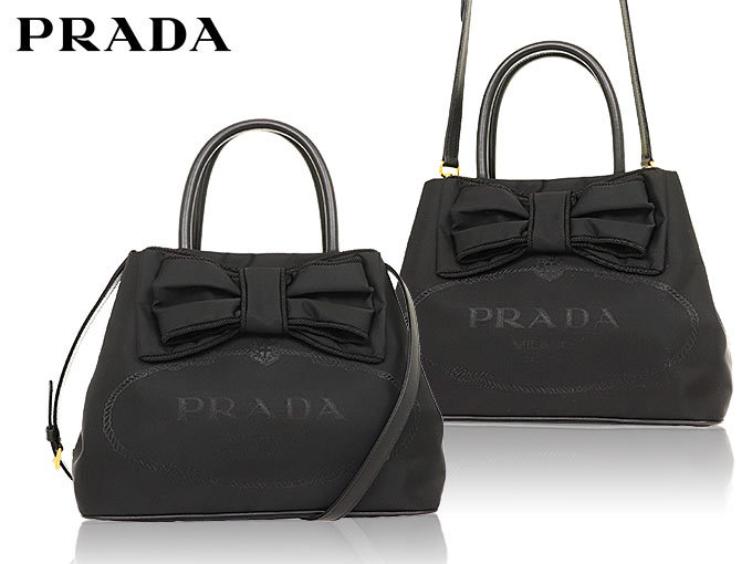 PRADA プラダ バッグ ショルダーバッグ 1BG068 2EHW OXO ネロ