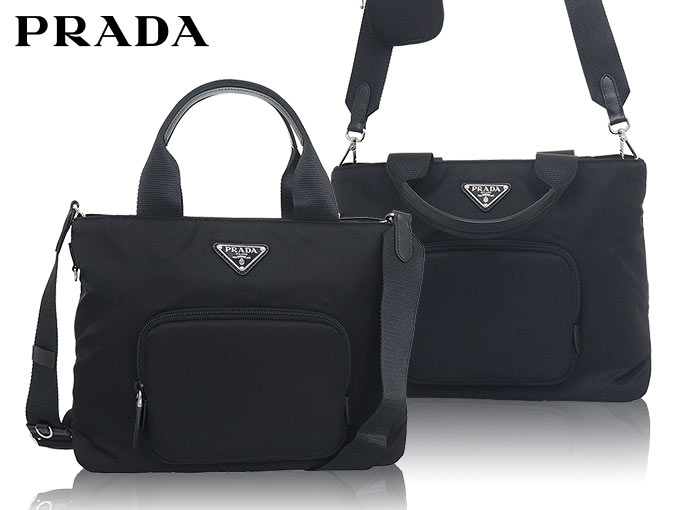 【48時間限定ポイント3％】プラダ PRADA バッグ トートバッグ 1BG354 RV44 B1M ネロ ヴェラ リナイロン Re Nylon トライアングル ロゴ トートバッグ  ポーチ付き｜import-collection-yr｜05